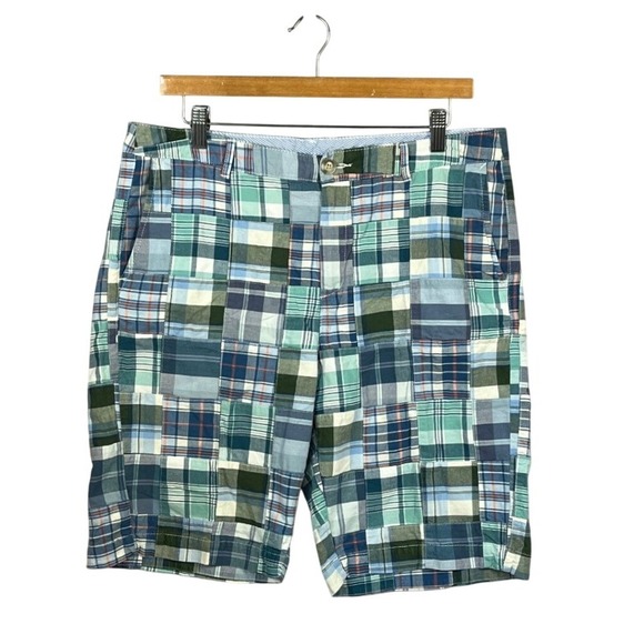 L.L. Bean Other - L.L.Bean Favorite Fit‎ Patchwork Plaid Shorts Men's Casual 34 Waist